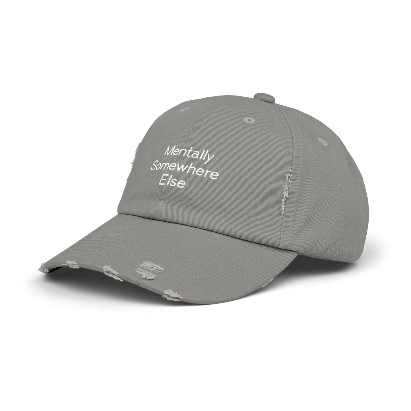 Mentally Somewhere Else Quote for Daydreamers and Free Spirits Cap
