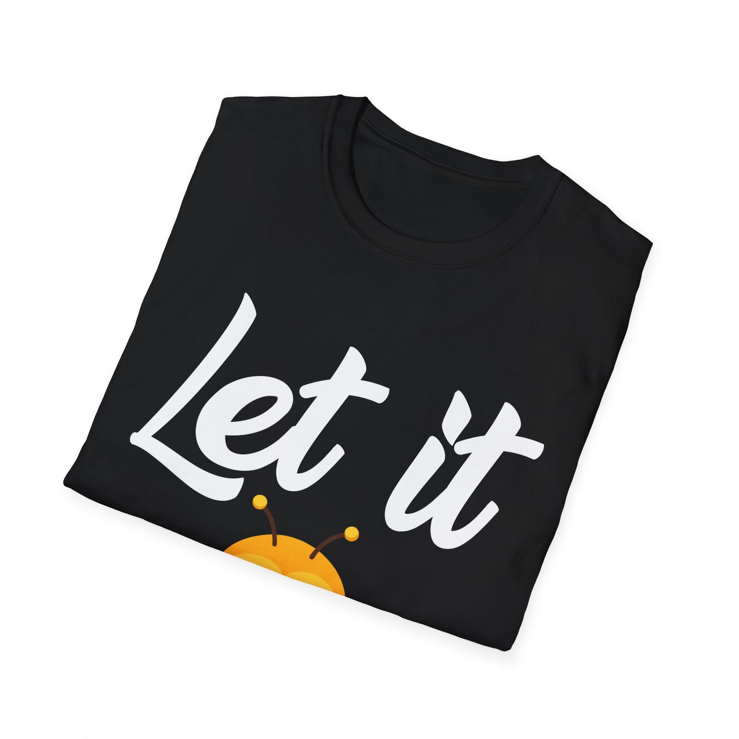 Let It Bee Cute Kawaii Cartoon Bumblebee T-Shirt