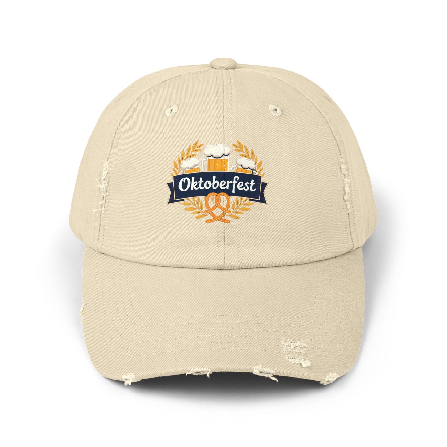 Oktoberfest Celebration with Beer and Pretzel Cap