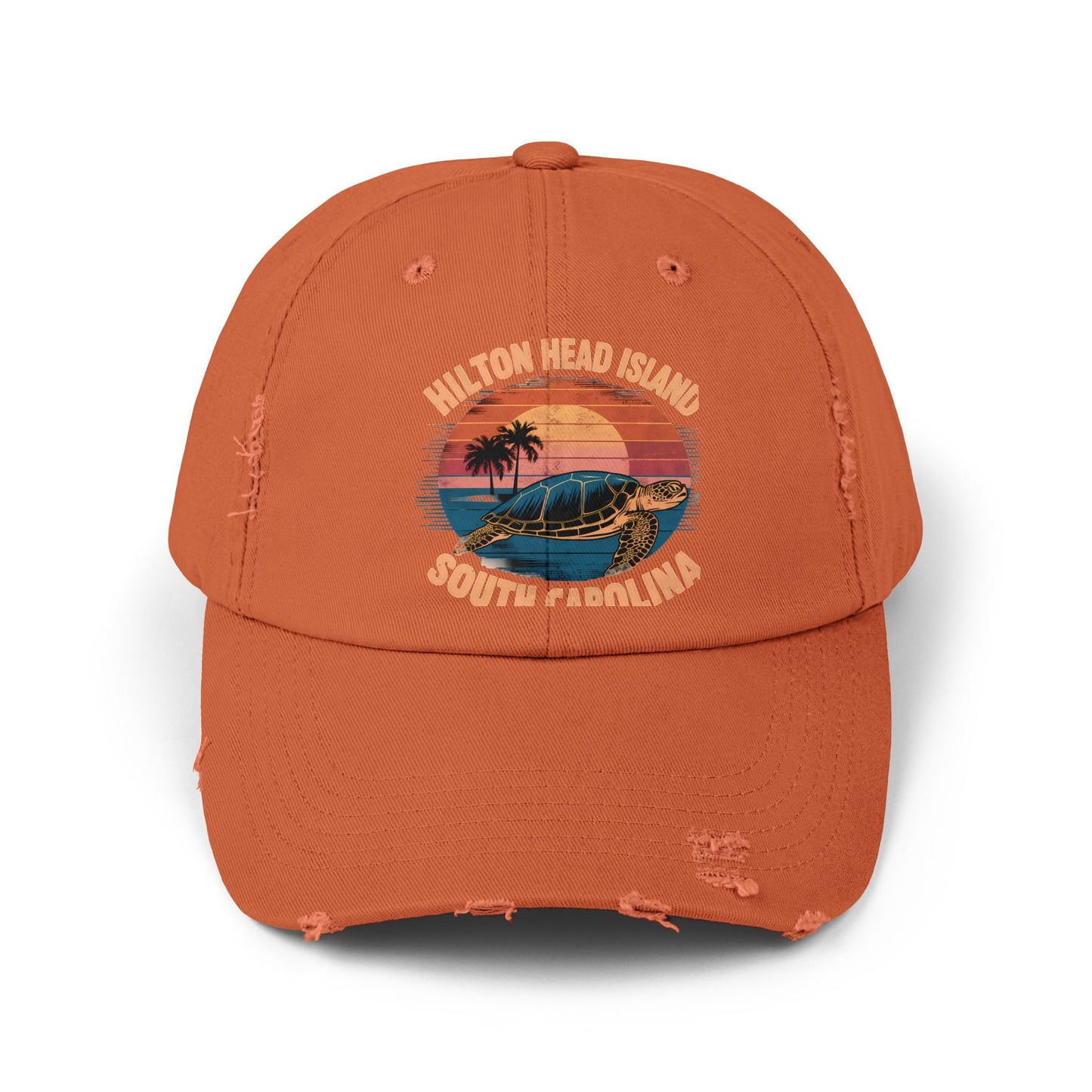 Hilton Head Island South Carolina Sunset Turtle Cap