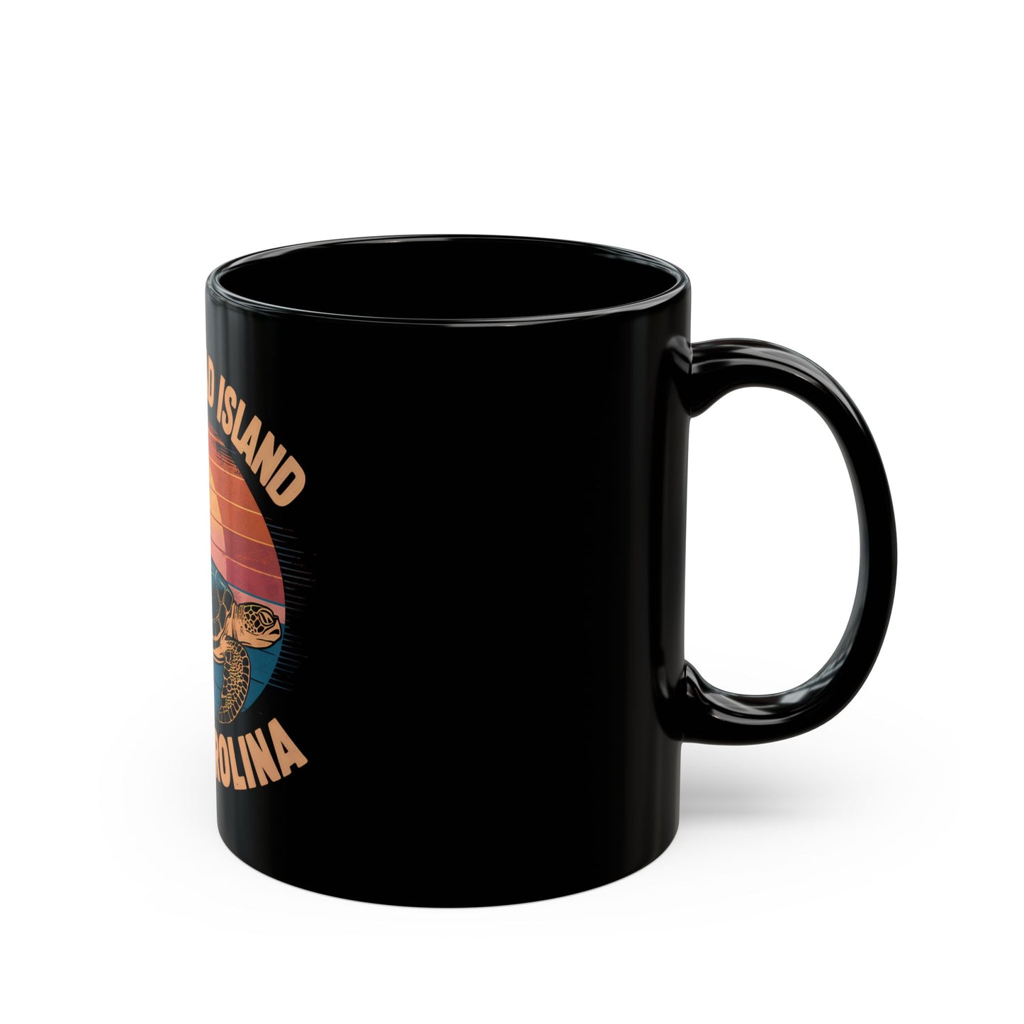 Hilton Head Island South Carolina Sunset Turtle Ceramic Mug
