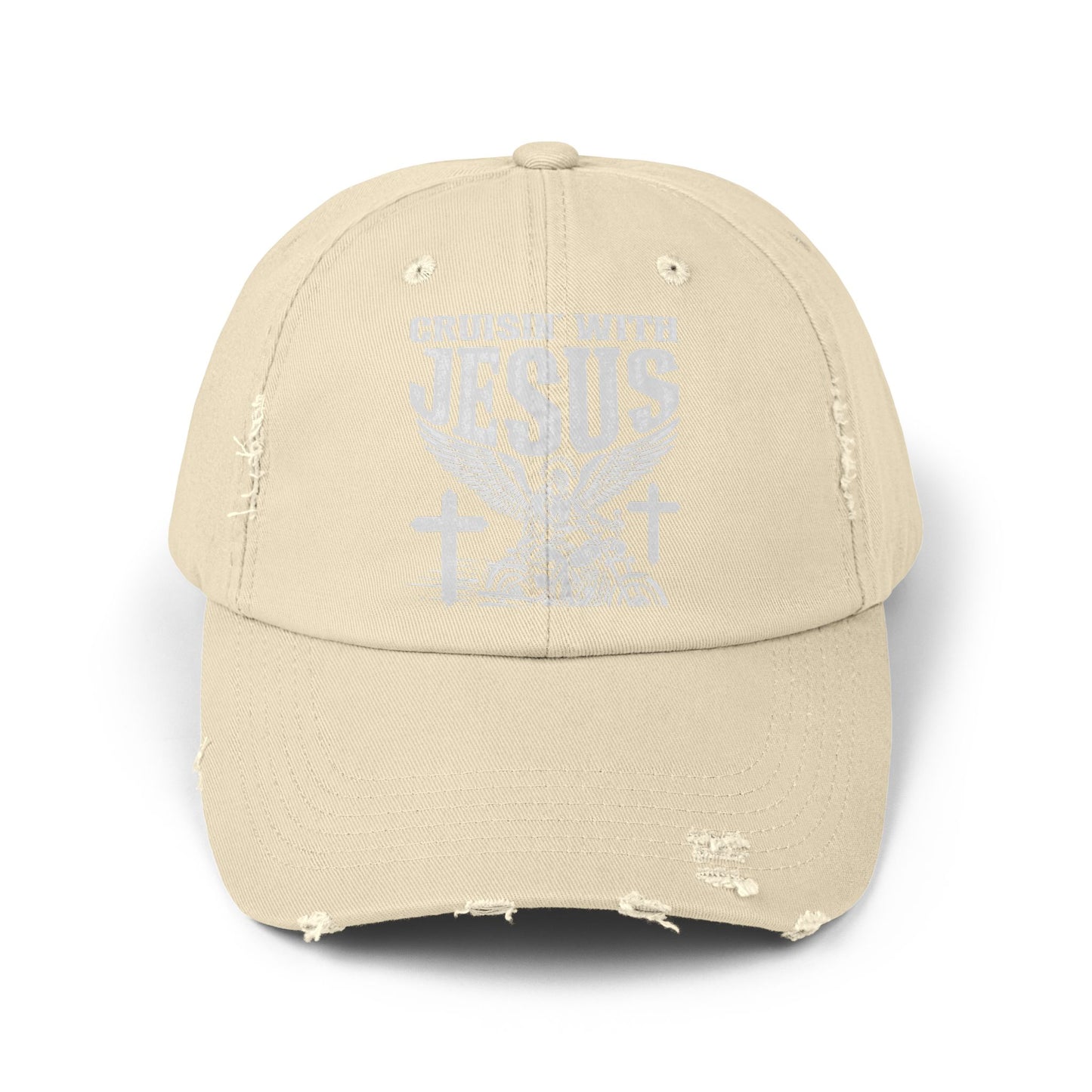 Cruisin' With Jesus Fueled by Faith Motorcycle Cap