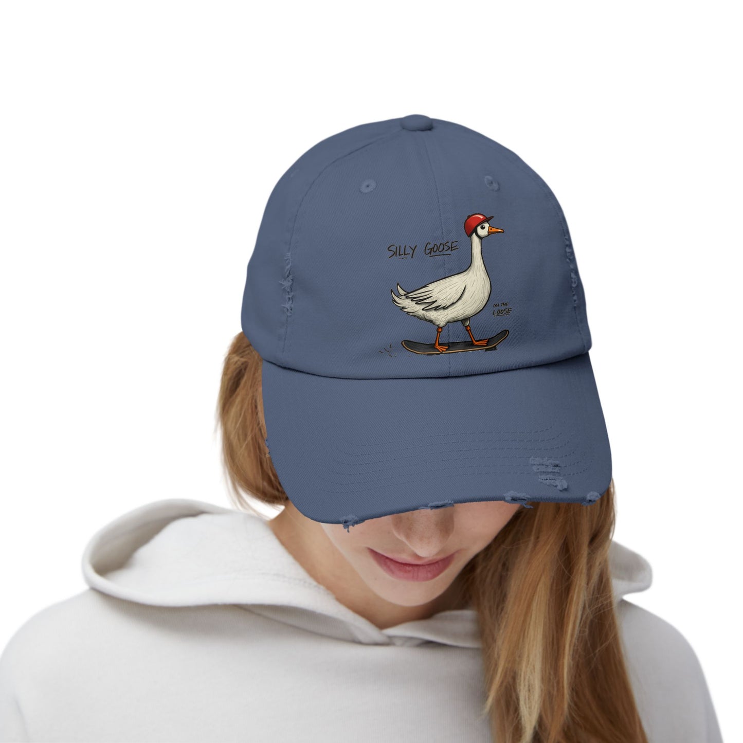 Silly Goose On The Loose Skateboarding Fun Cap