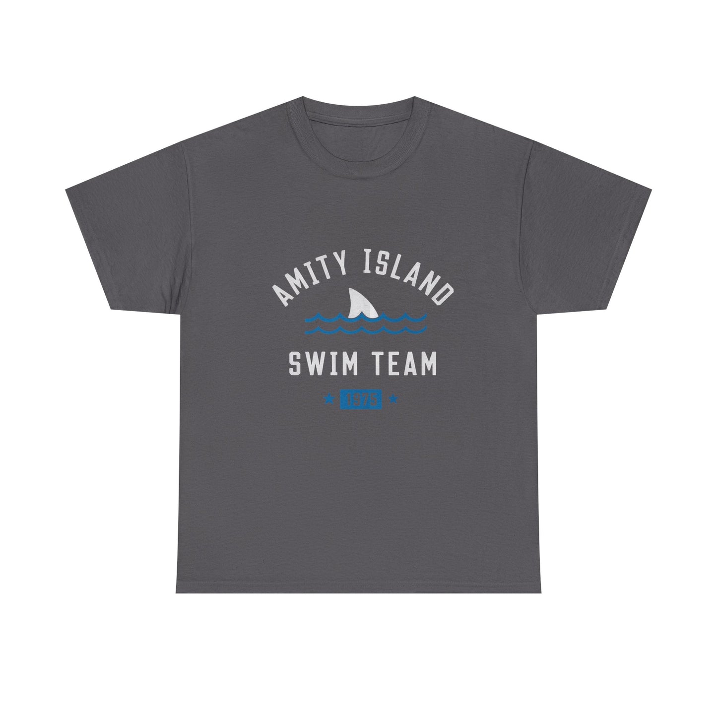Amity Island Swim Team Unisex Heavy Cotton Tee - Vintage Summer Vibe