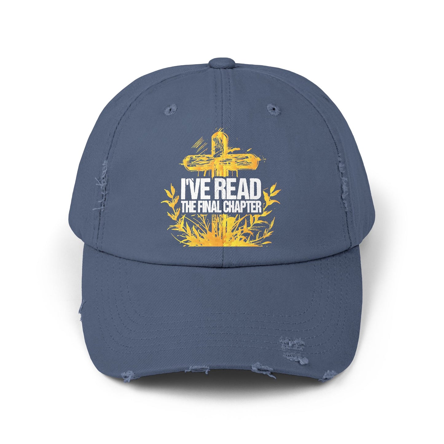 I've Read The Final Chapter God Wins Cross Design Cap
