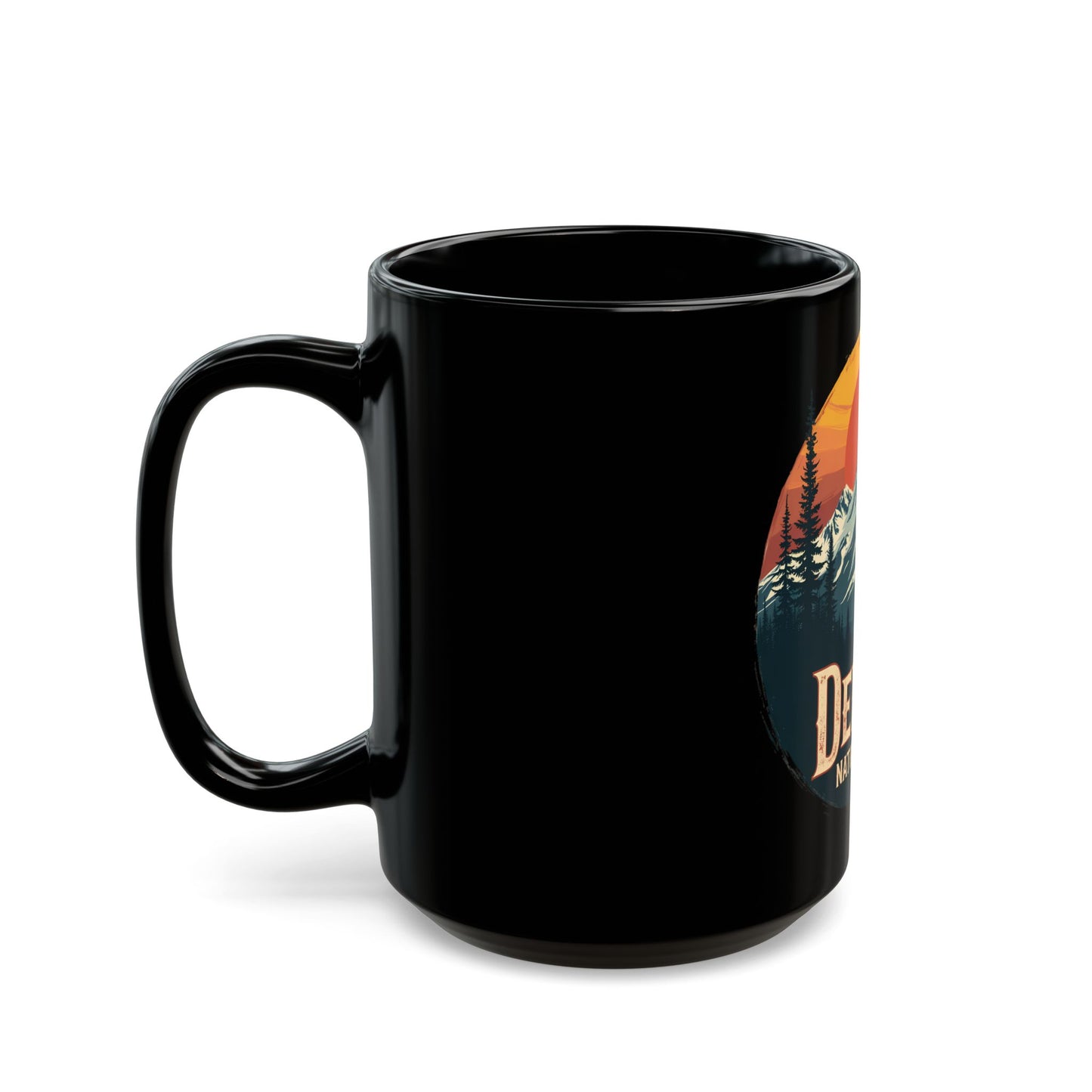 Denali National Park Scenic Sunrise Mountain Landscape Ceramic Mug