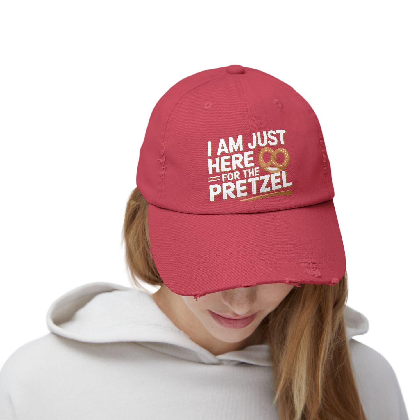 I Am Just Here For The Pretzel Cap