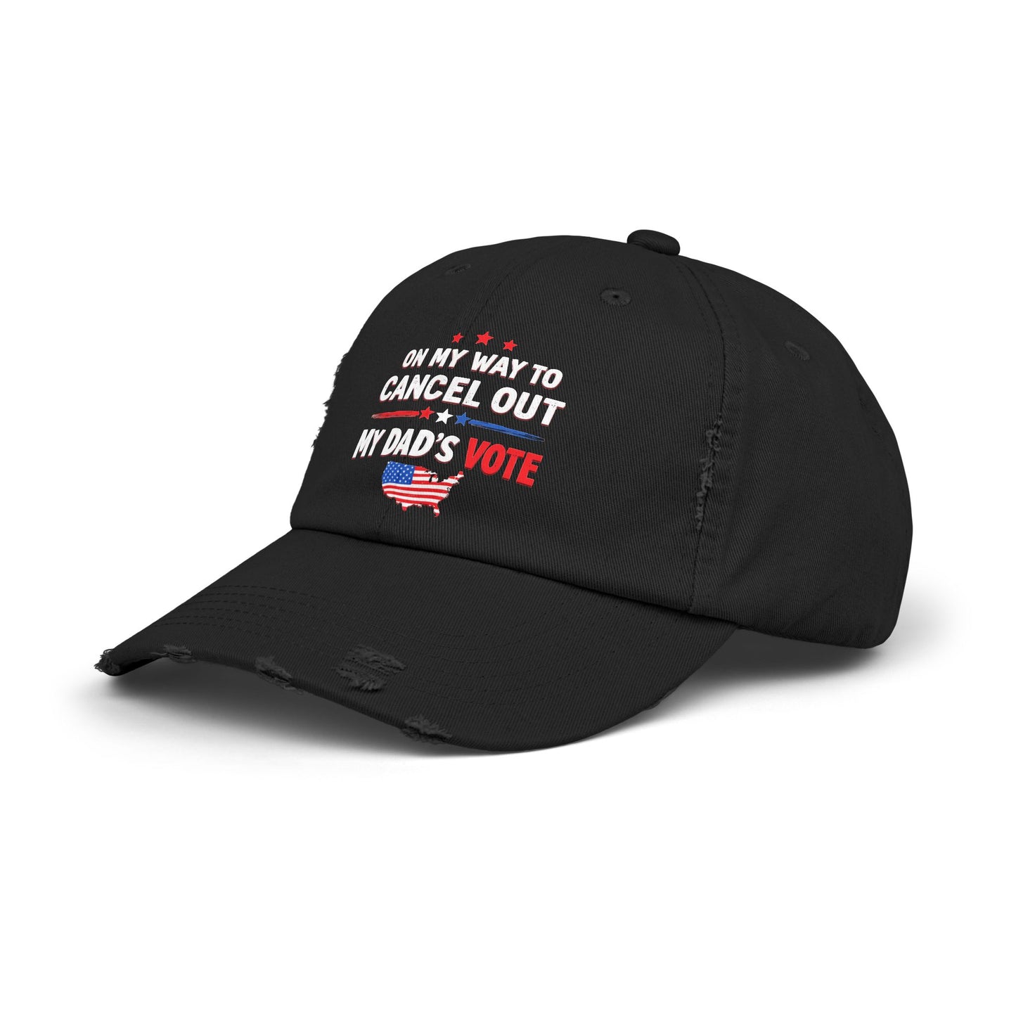 On My Way To Cancel Out My Dad's Vote Patriotic Humor Cap