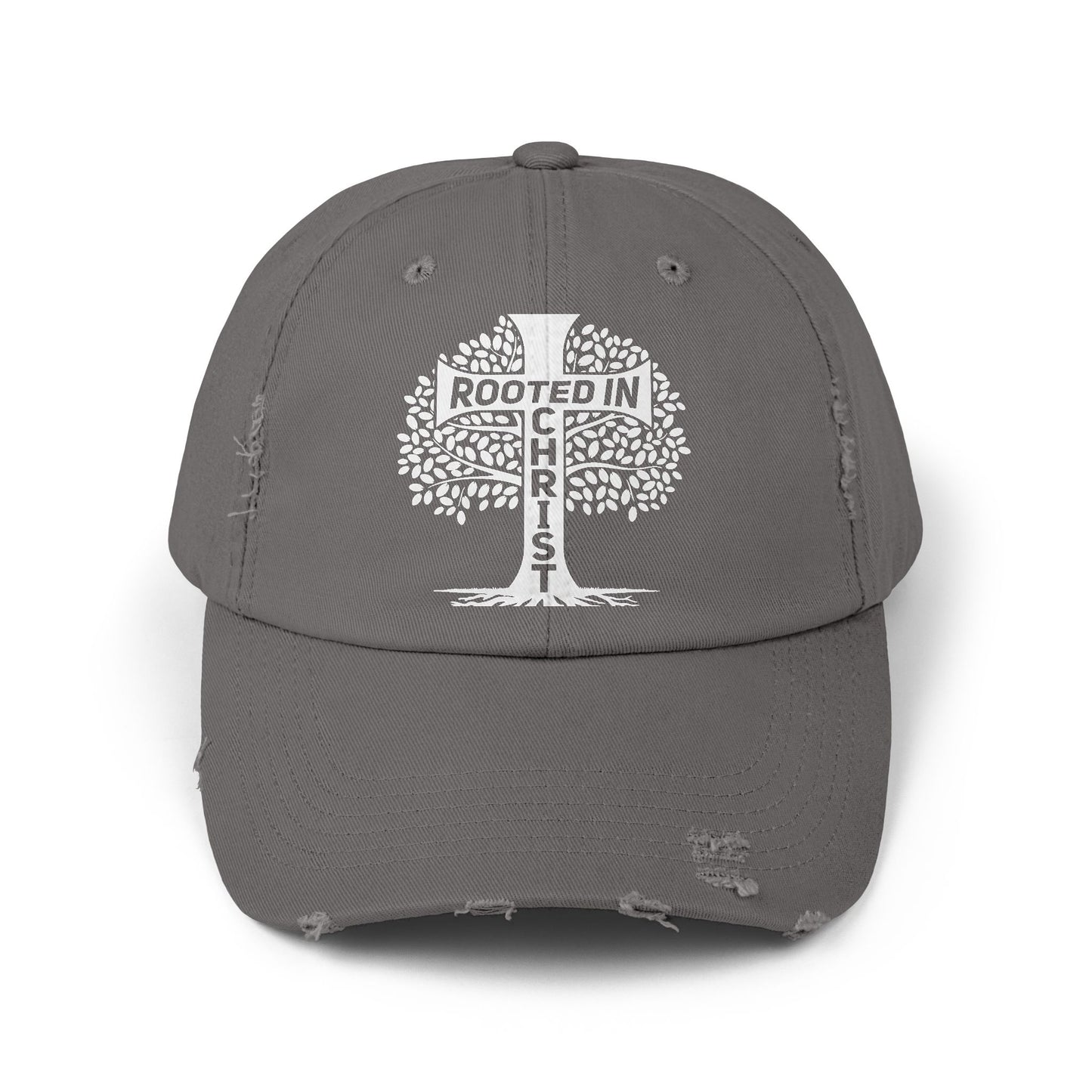 Rooted In Christ Tree of Faith Graphic Cap