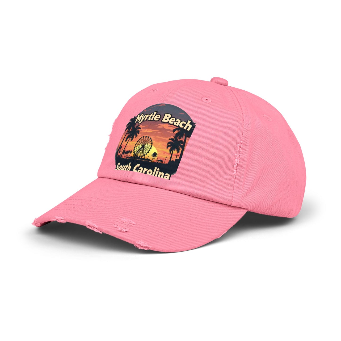 Myrtle Beach South Carolina Retro Sunset Cap