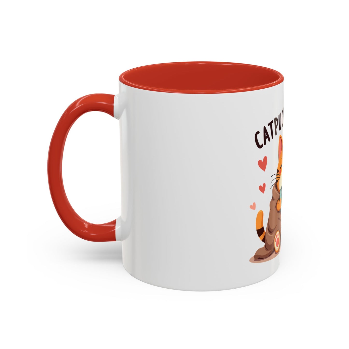 Catpuccino Time (Cat & Capuccino Fans) Coffee Accent Mug