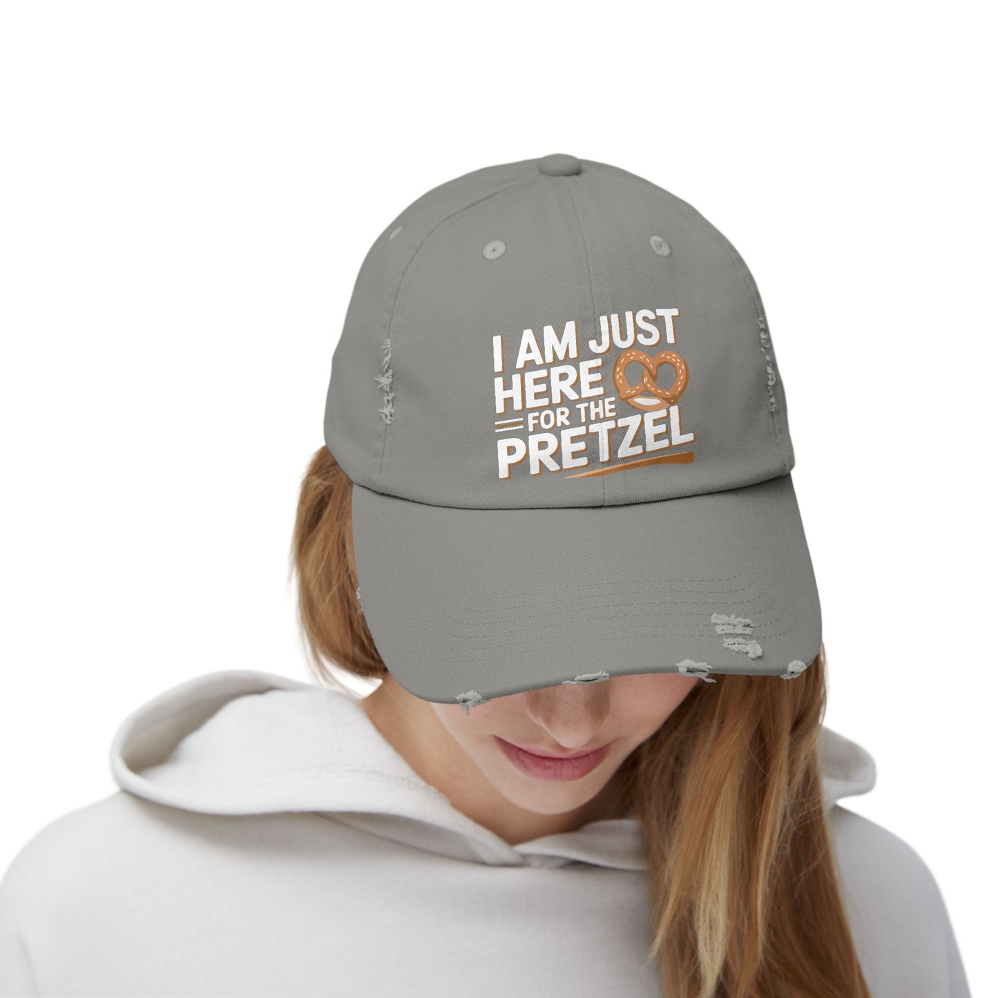I Am Just Here For The Pretzel Cap