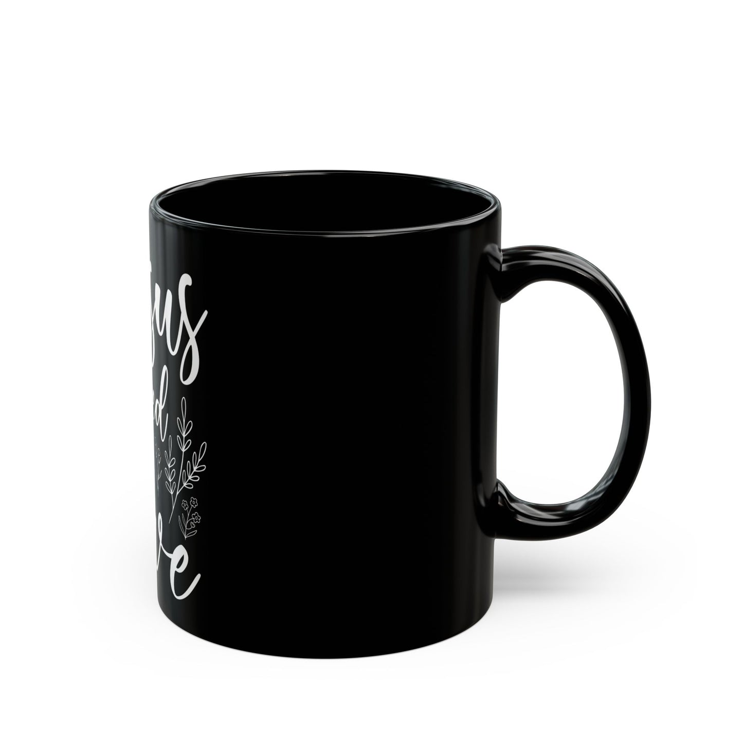 Jesus Conquered the Grave Inspirational Faith Statement Ceramic Mug