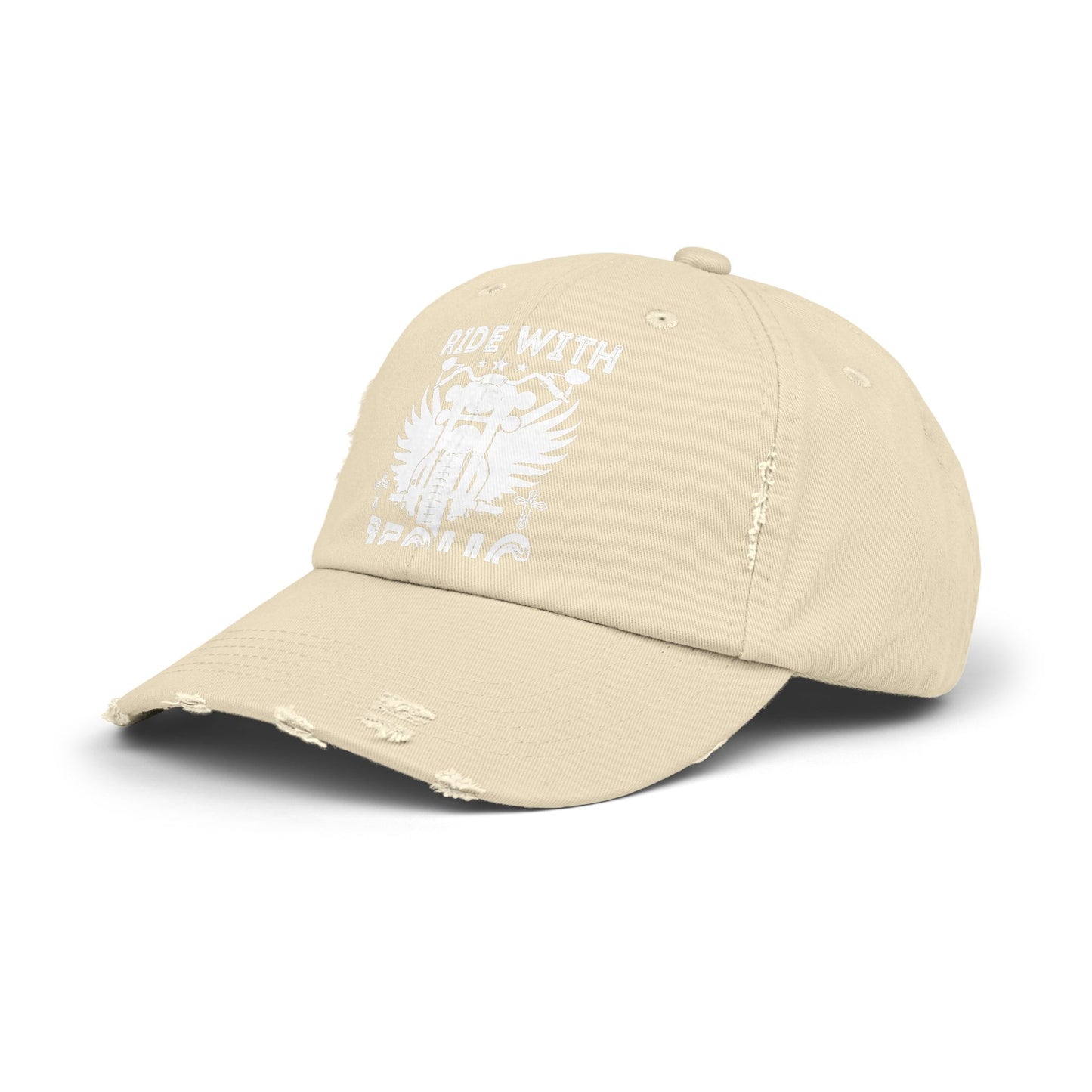 Ride with Jesus Motorcycle Faith Cap