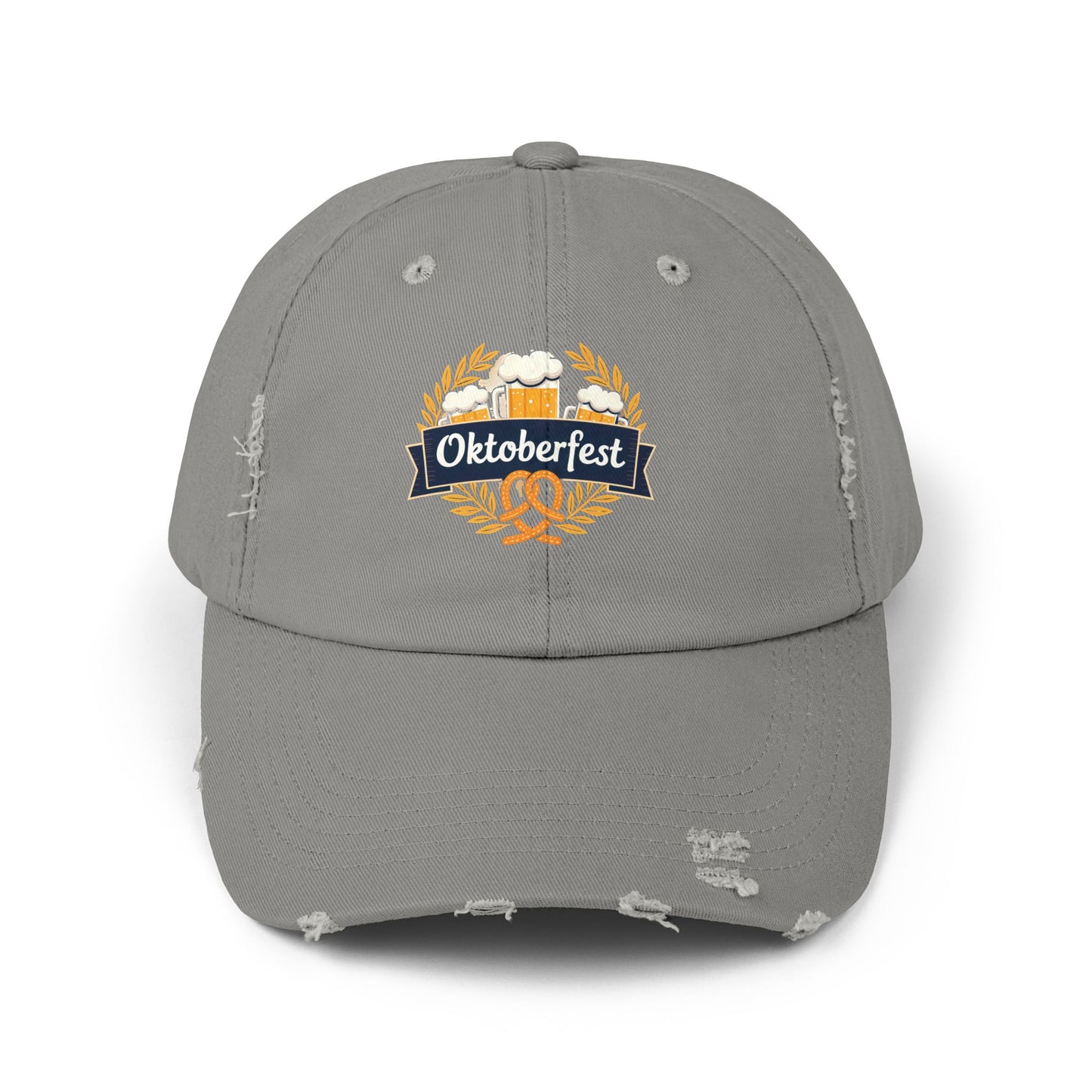 Oktoberfest Celebration with Beer and Pretzel Cap