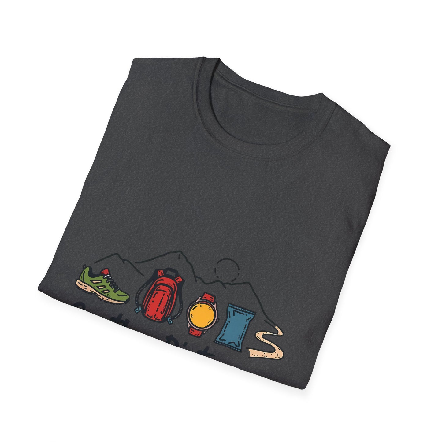 Go the Distance Adventure Enthusiast Hiking Essentials T-Shirt
