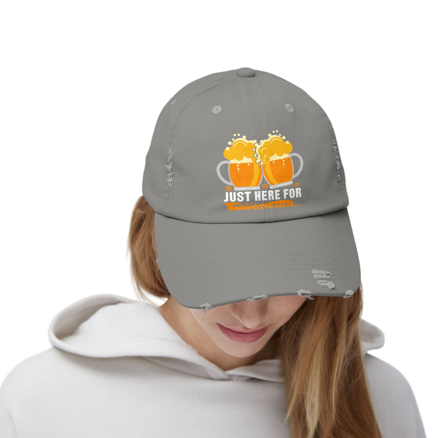 Just Here For Schitzengiggles Beer Lovers Fun Design Cap