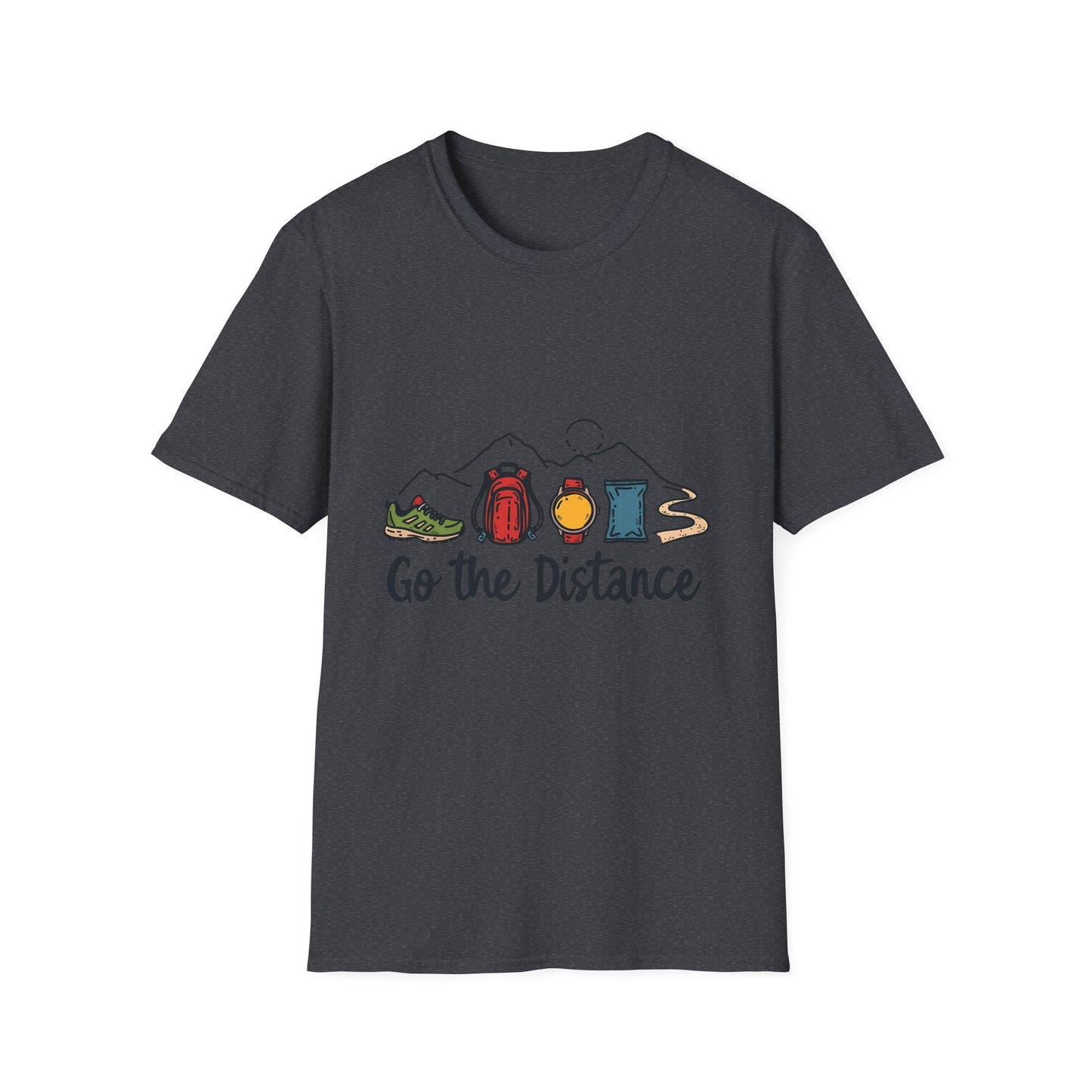 Go the Distance Adventure Enthusiast Hiking Essentials T-Shirt