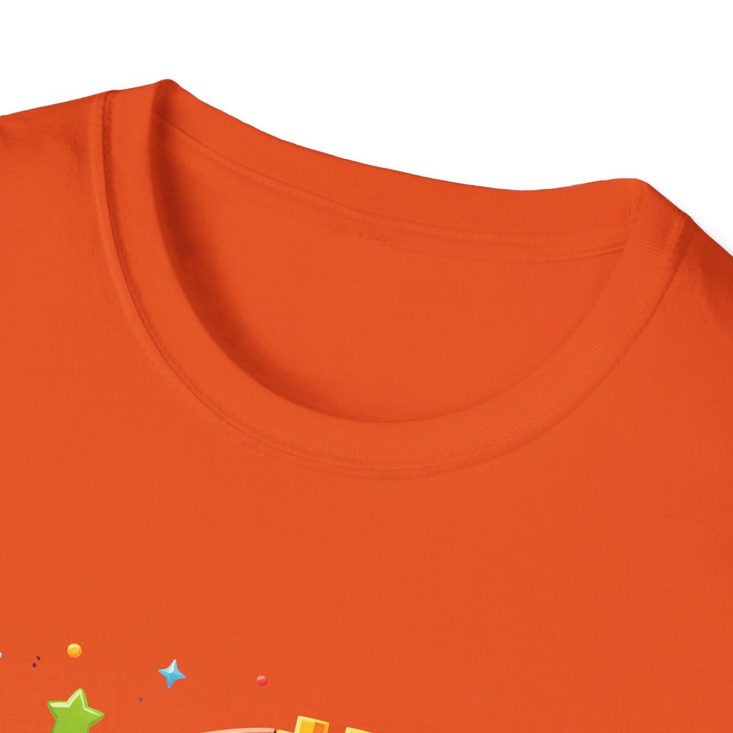 6th Birthday Boy Colorful Block Party T-Shirt