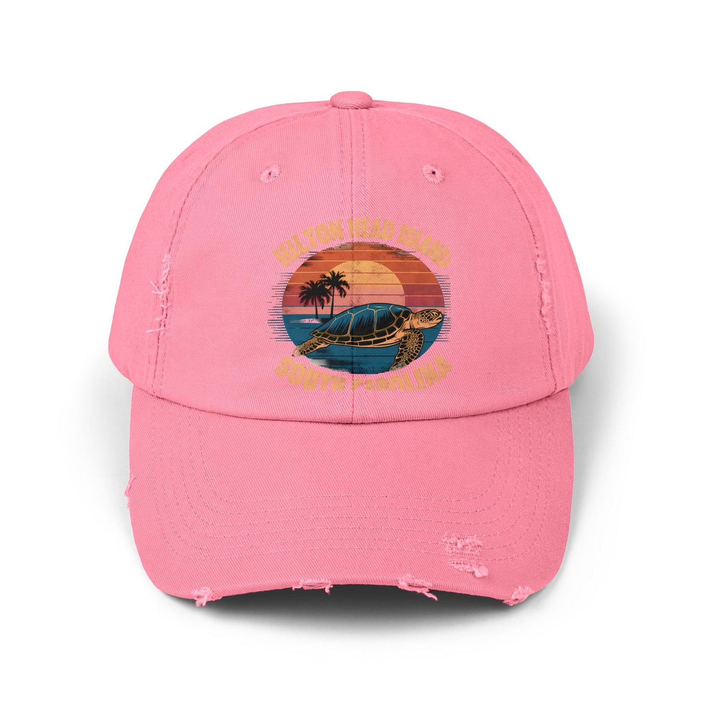 Hilton Head Island South Carolina Sunset Turtle Cap