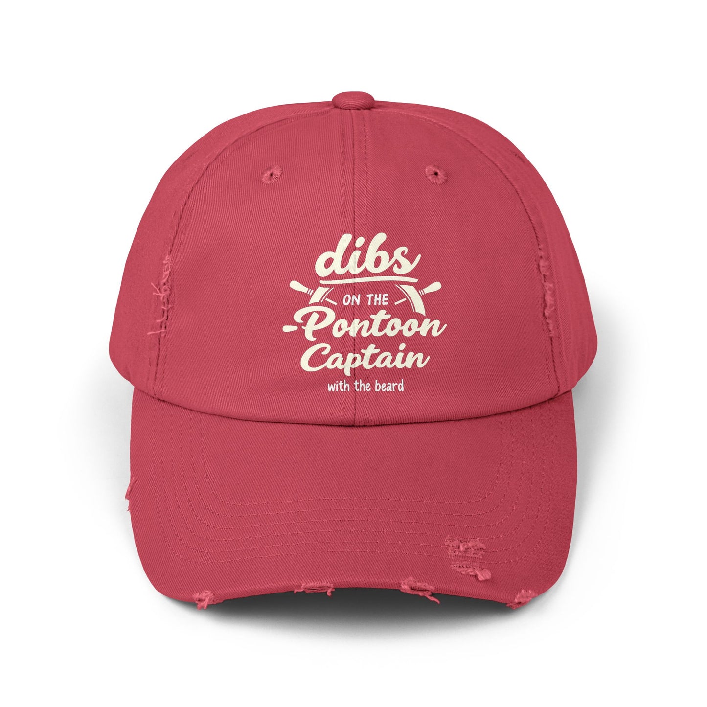 Dibs on the Pontoon Captain With the Beard Boating Fun Cap