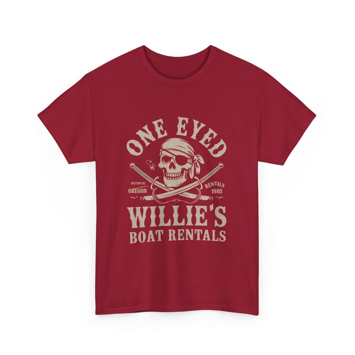 One Eyed Willie's Boat Rentals Cotton Tee