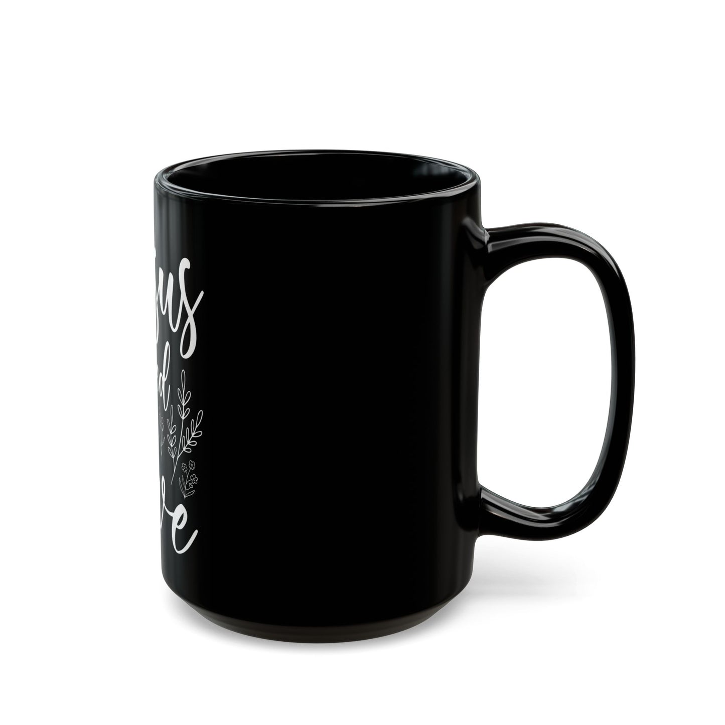 Jesus Conquered the Grave Inspirational Faith Statement Ceramic Mug