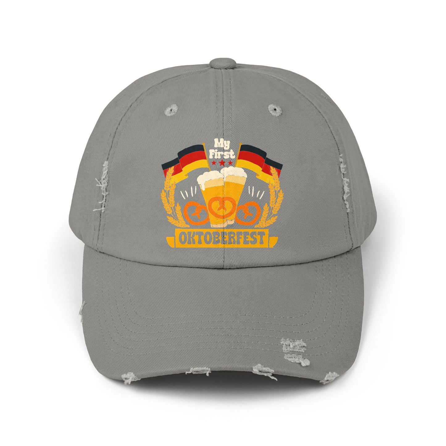 My First Oktoberfest 2024 Beer Pretzels Flags Cap