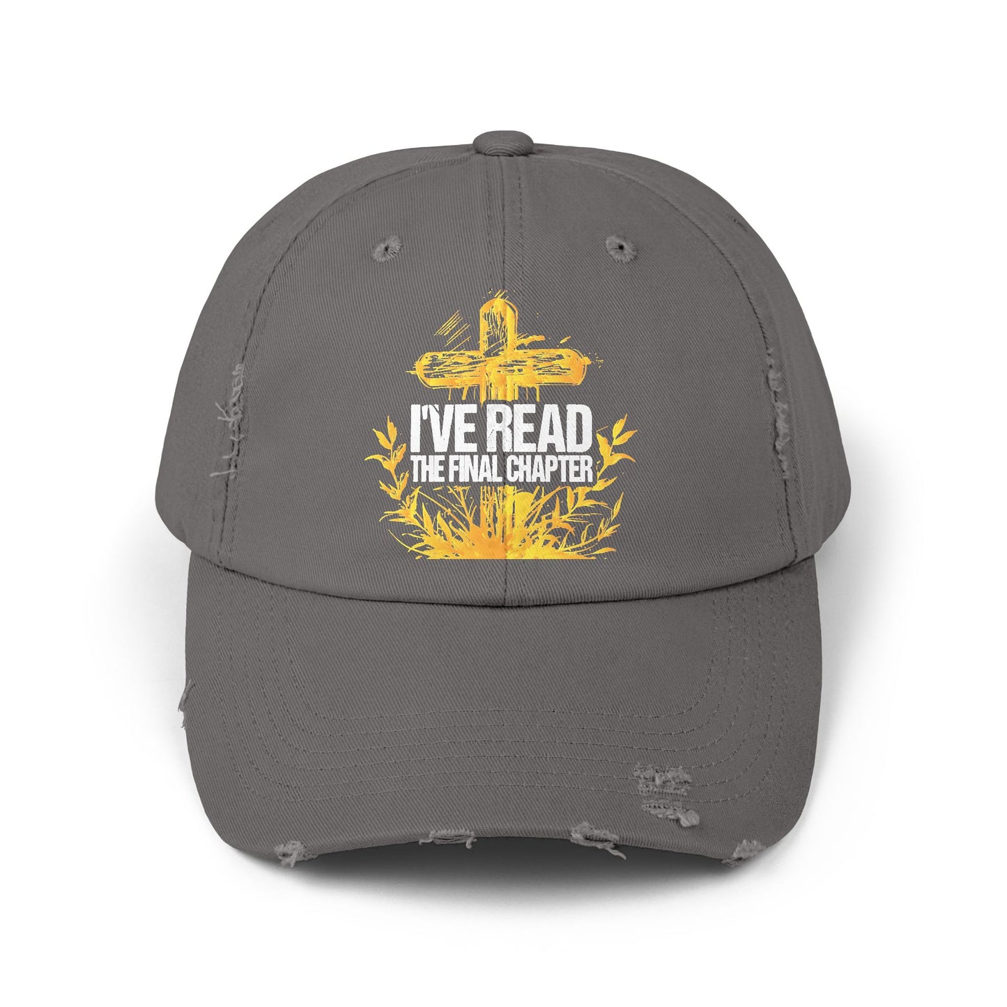 I've Read The Final Chapter God Wins Cross Design Cap