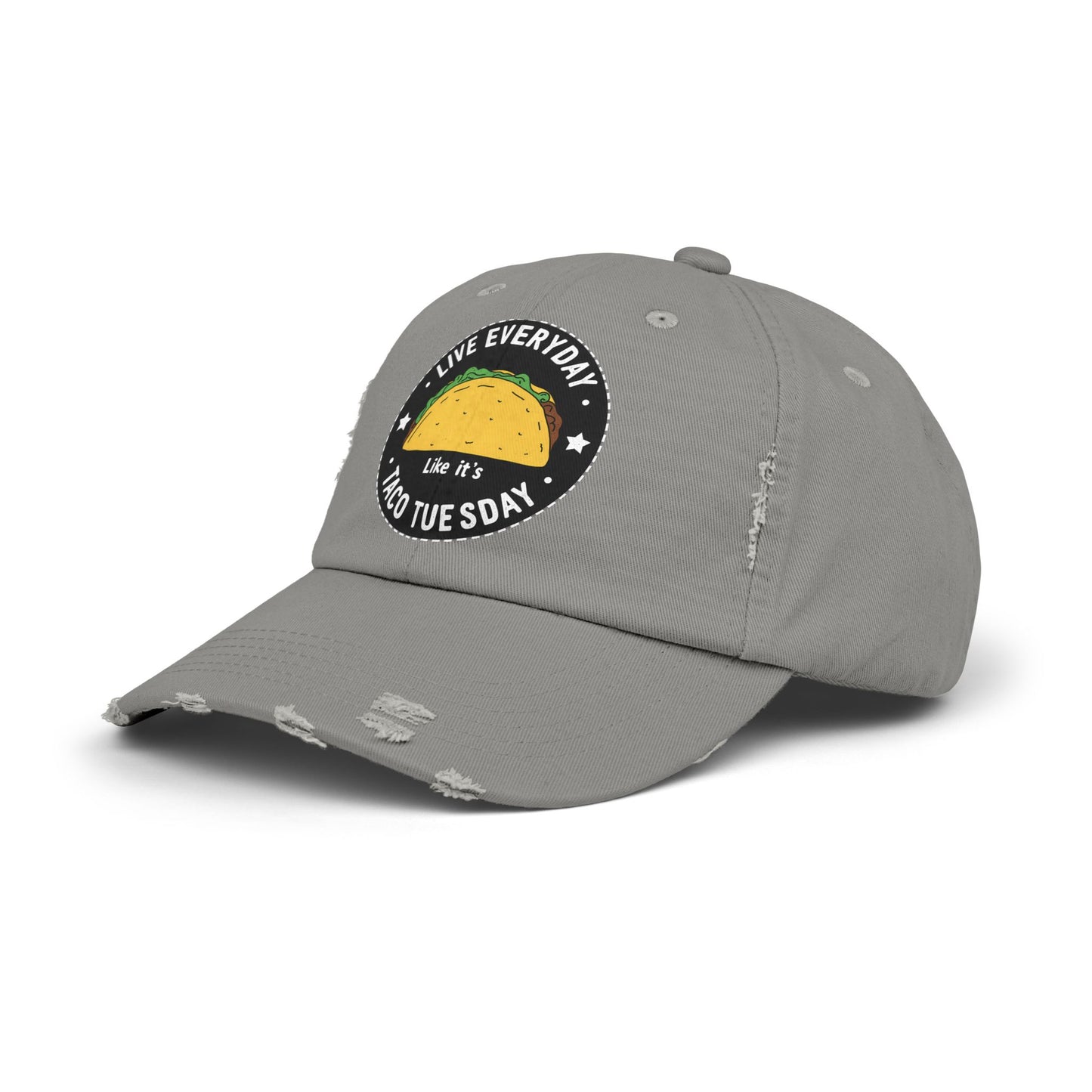 Live Everyday Like It's Taco Tuesday Fun Foodie Quote Cap