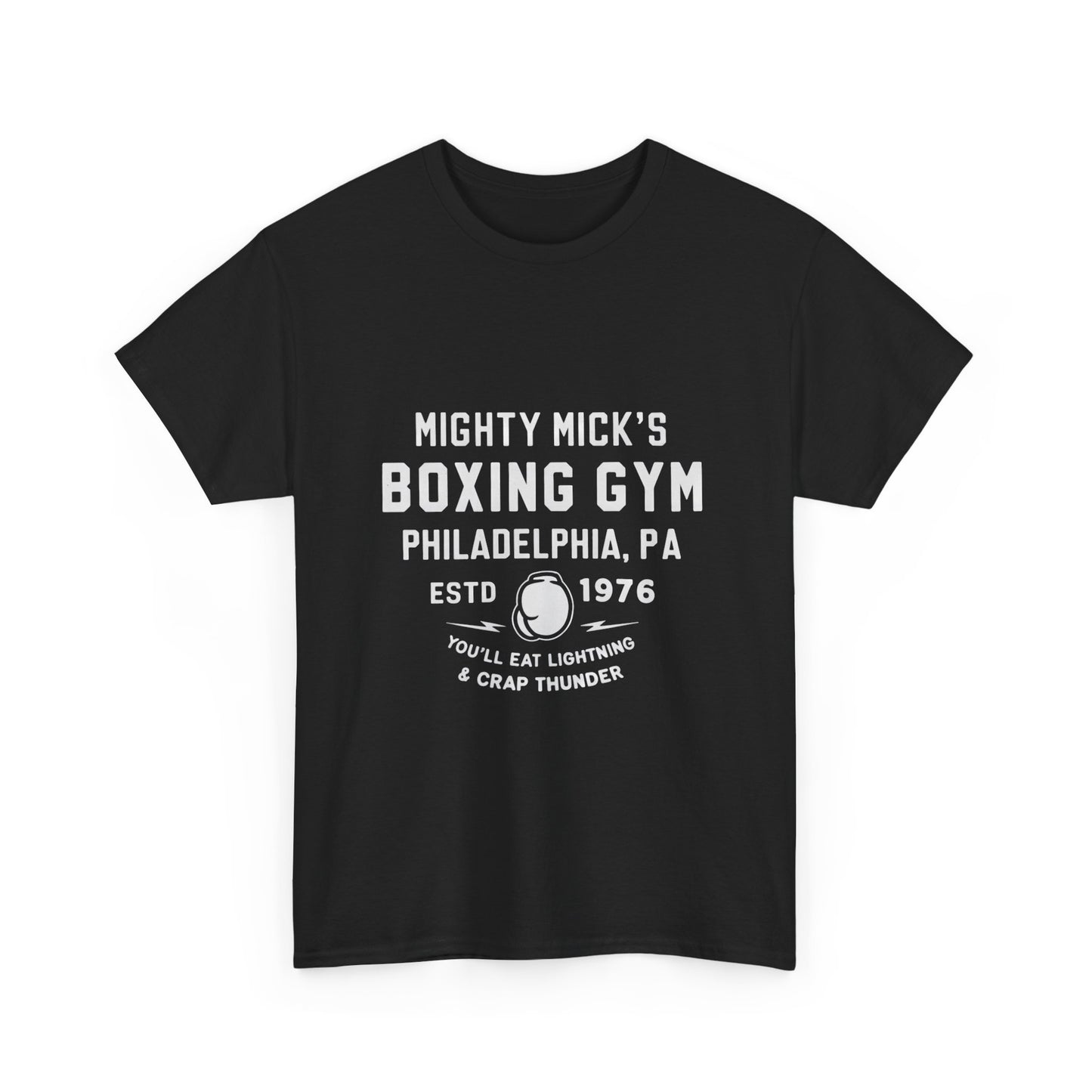 Mighty Mick's Boxing Gym Unisex Heavy Cotton Tee - Comfortable Fitness Shirt for Boxing Lovers