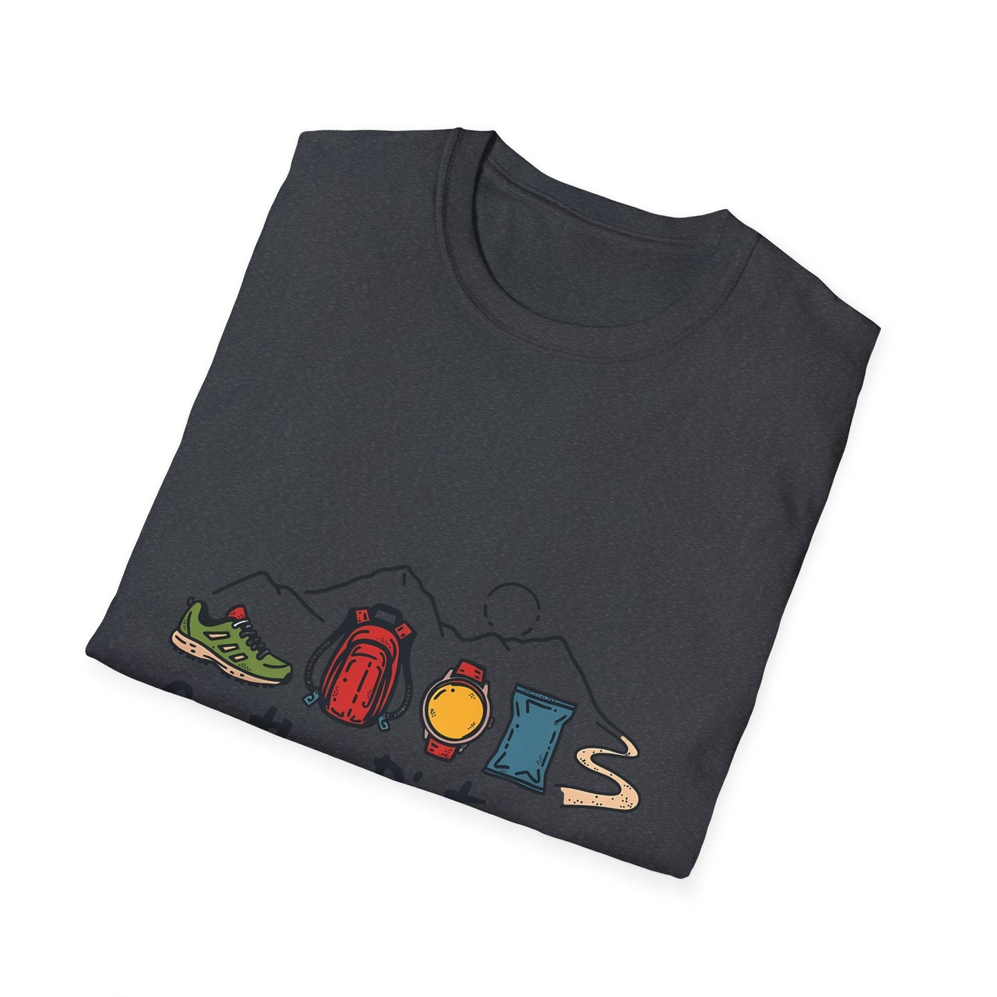 Go the Distance Adventure Enthusiast Hiking Essentials T-Shirt