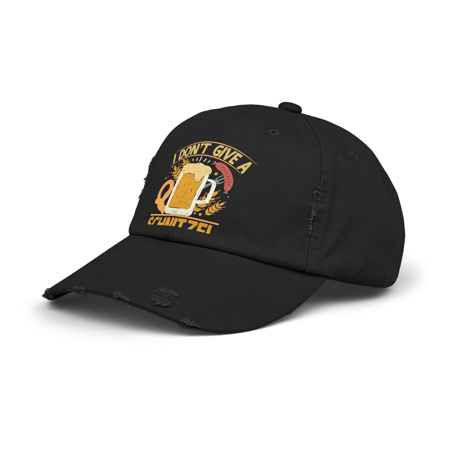 I Don't Give A Schnitzel Beer Pretzel Sausage Cap