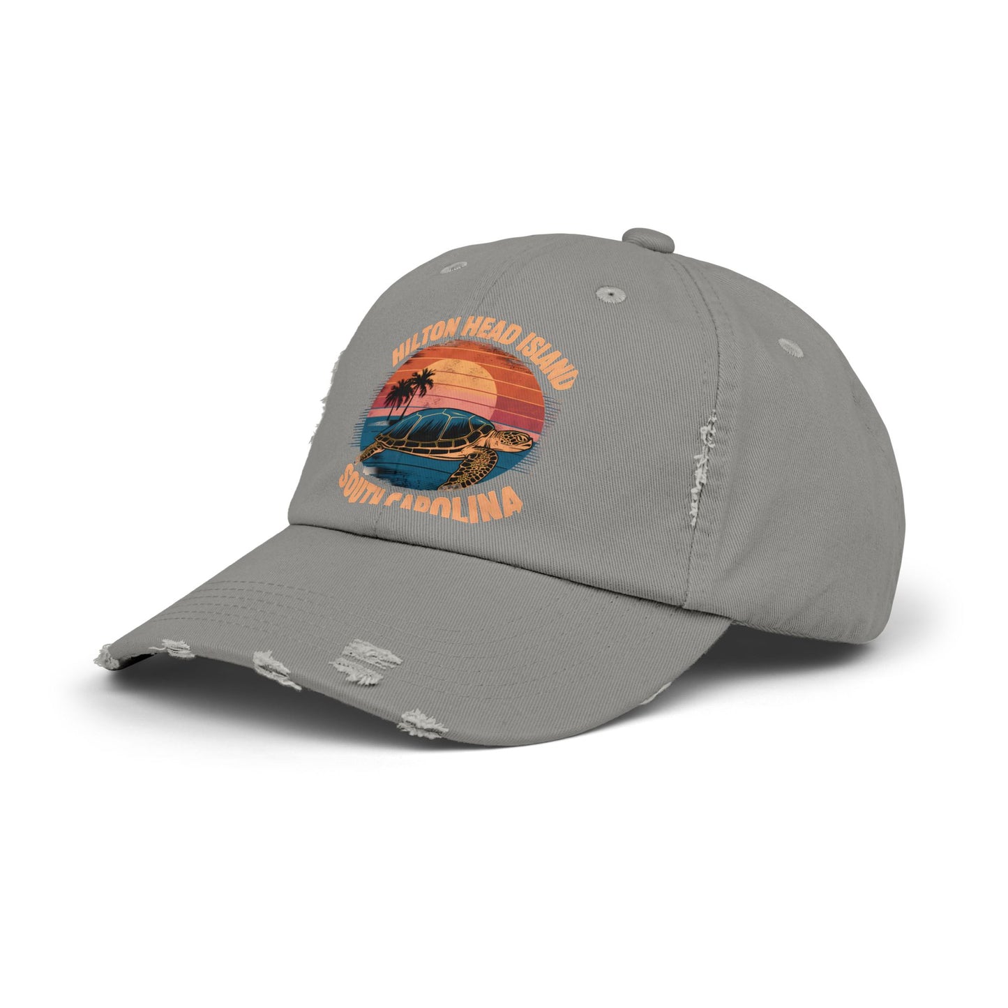 Hilton Head Island South Carolina Sunset Turtle Cap