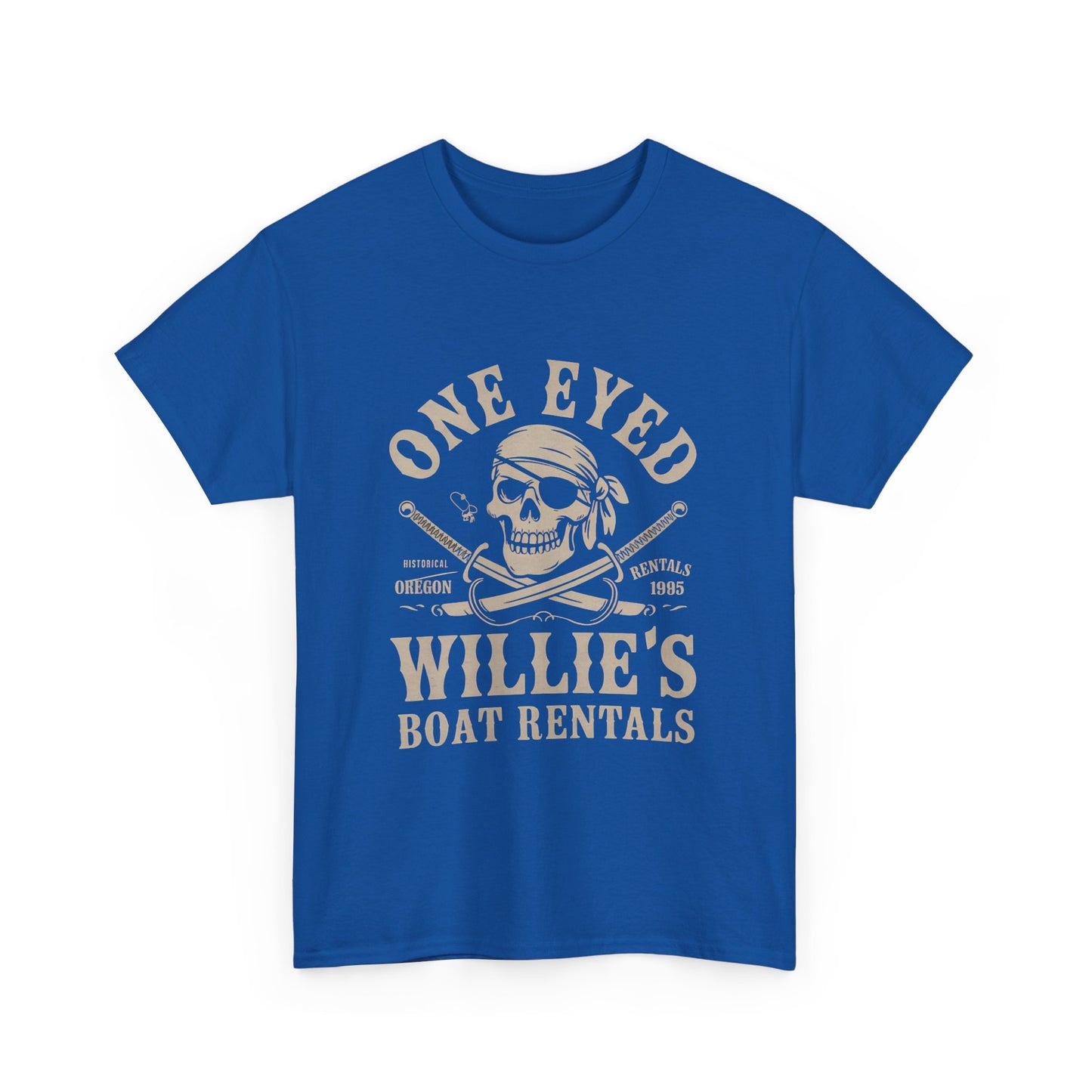 One Eyed Willie's Boat Rentals Cotton Tee