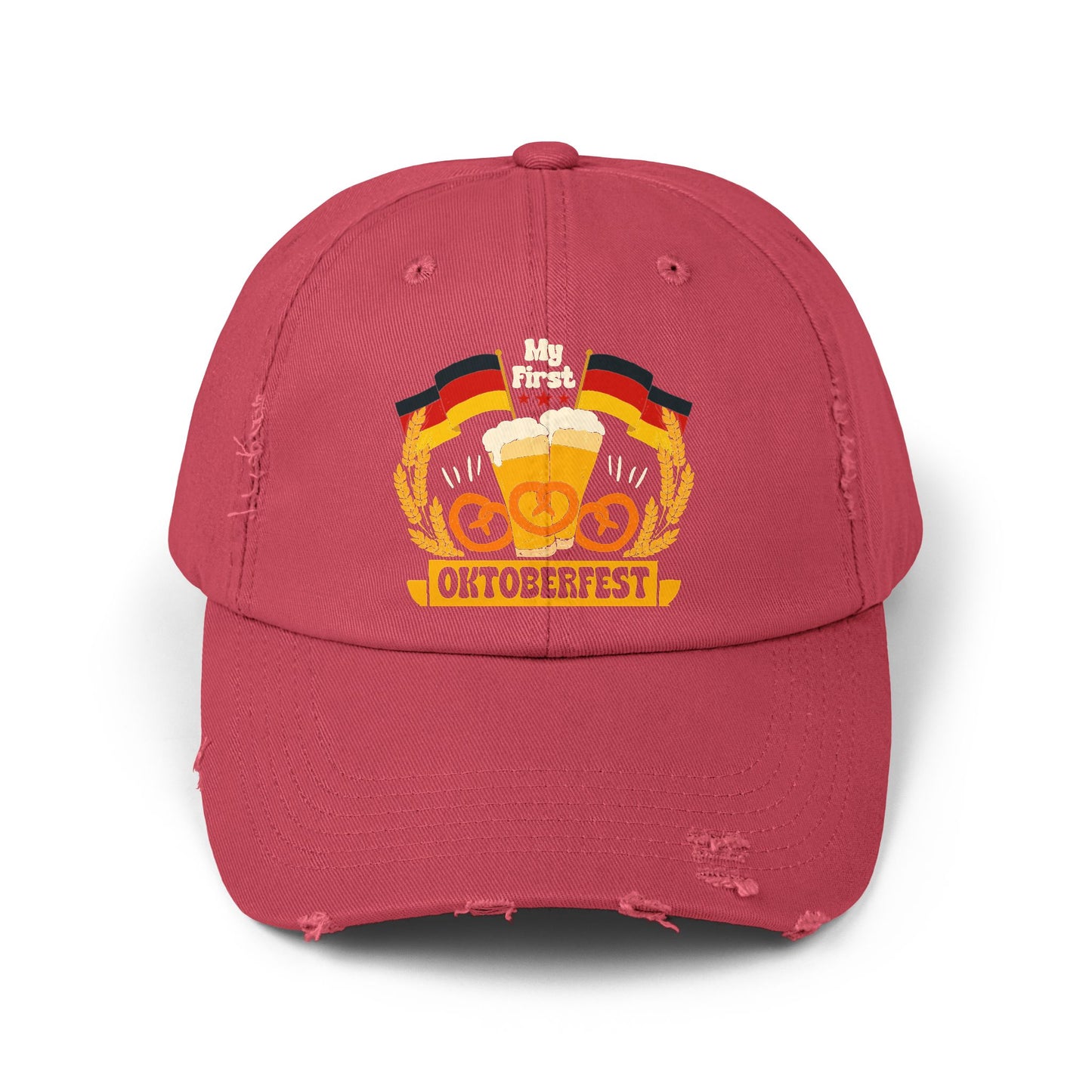 My First Oktoberfest 2024 Beer Pretzels Flags Cap