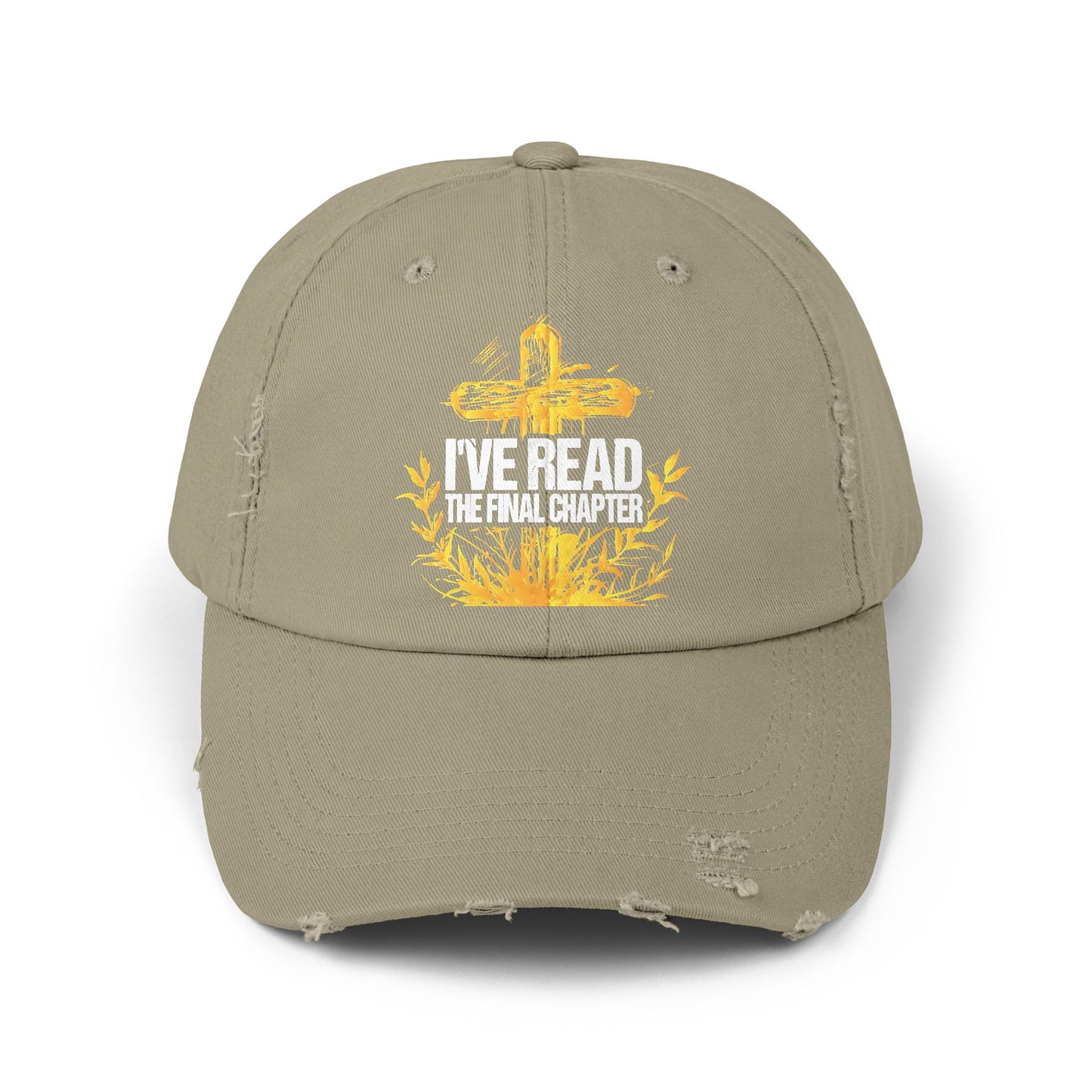 I've Read The Final Chapter God Wins Cross Design Cap