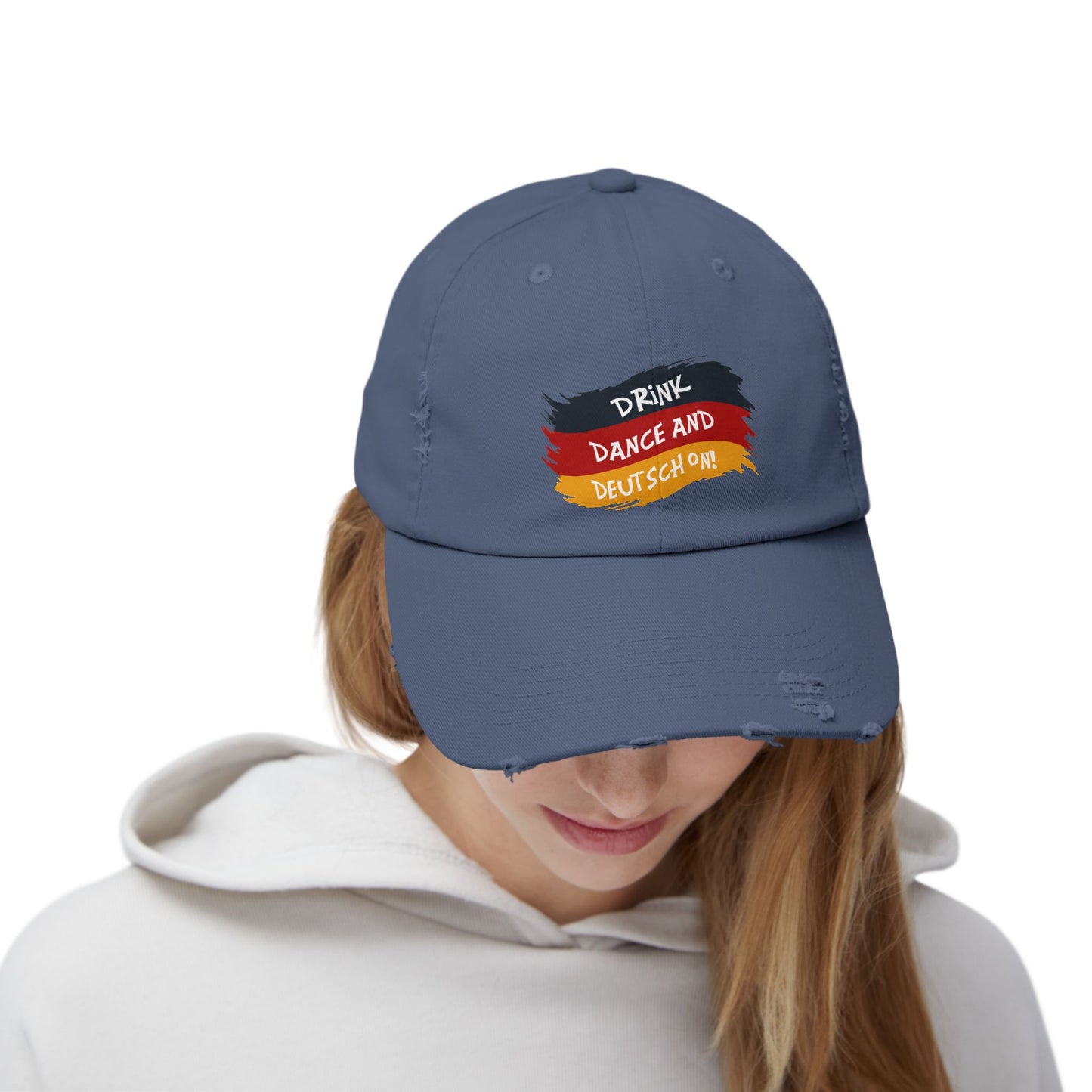 Drink Dance And Deutsch On German Flag Cap