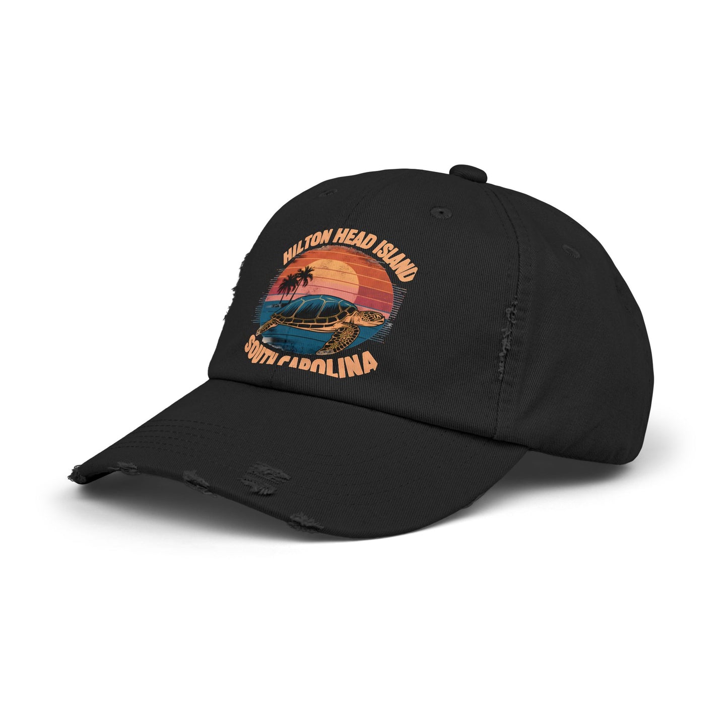 Hilton Head Island South Carolina Sunset Turtle Cap