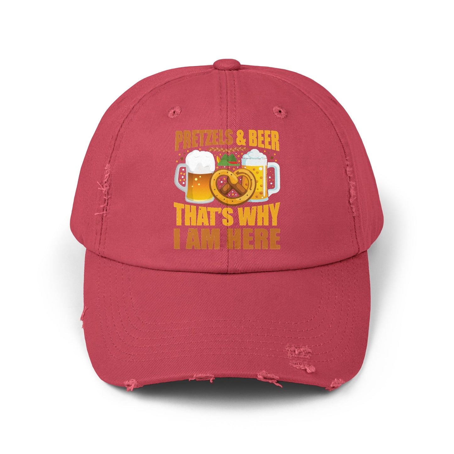 Pretzels & Beer That's Why I Am Here | Oktoberfest Celebration Cap