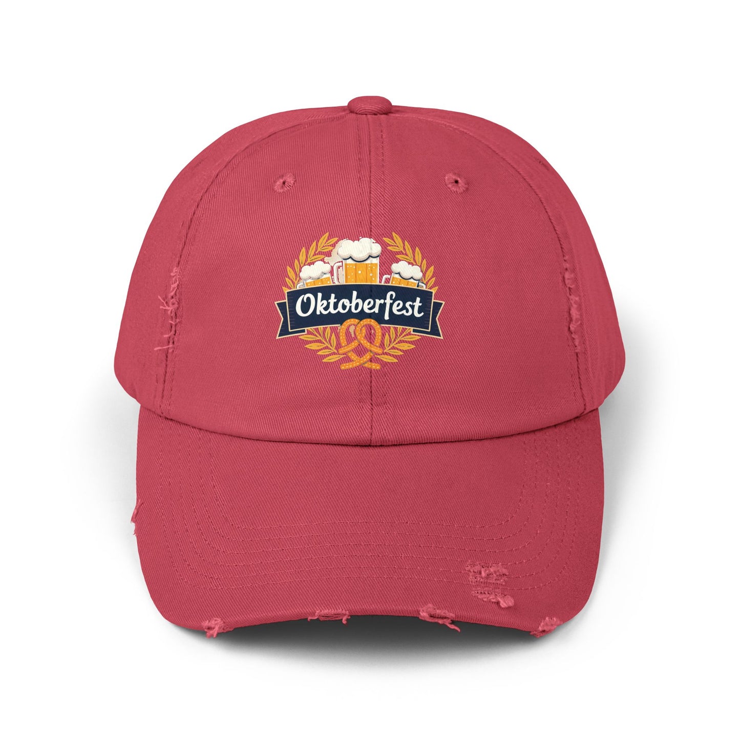 Oktoberfest Celebration with Beer and Pretzel Cap