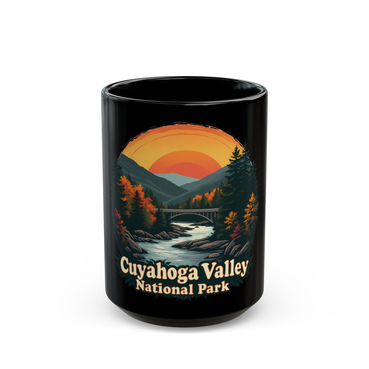 Cuyahoga Valley National Park Sunset Scenic Landscape Adventure Ceramic Mug