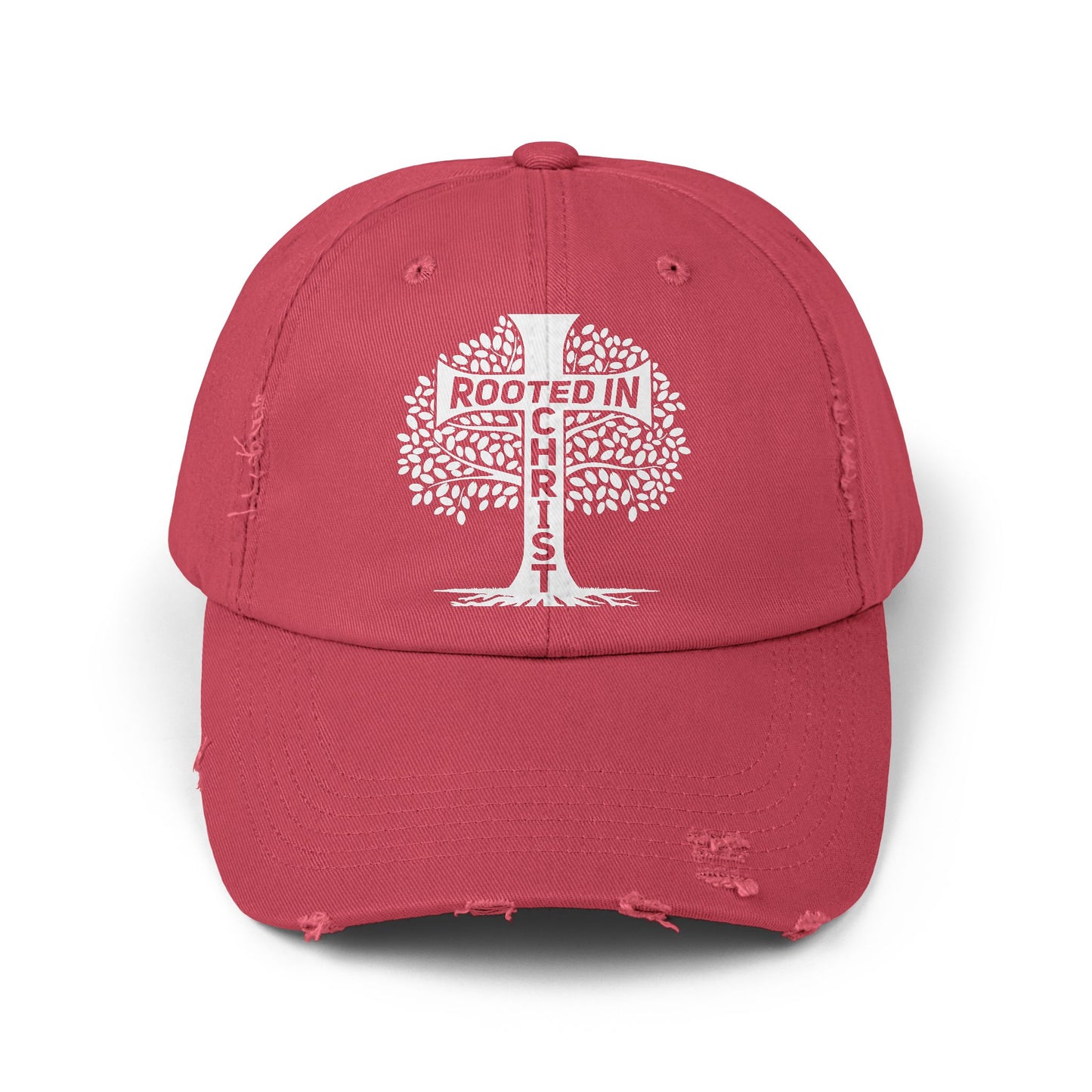 Rooted In Christ Tree of Faith Graphic Cap