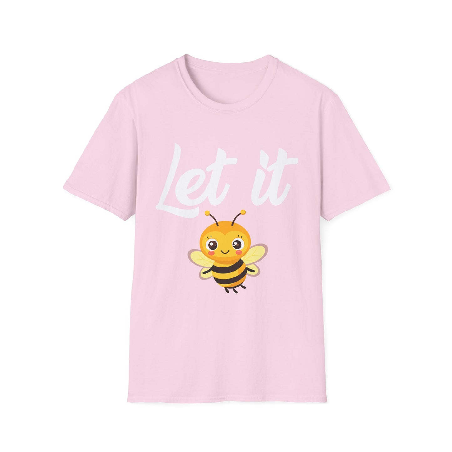 Let It Bee Cute Kawaii Cartoon Bumblebee T-Shirt