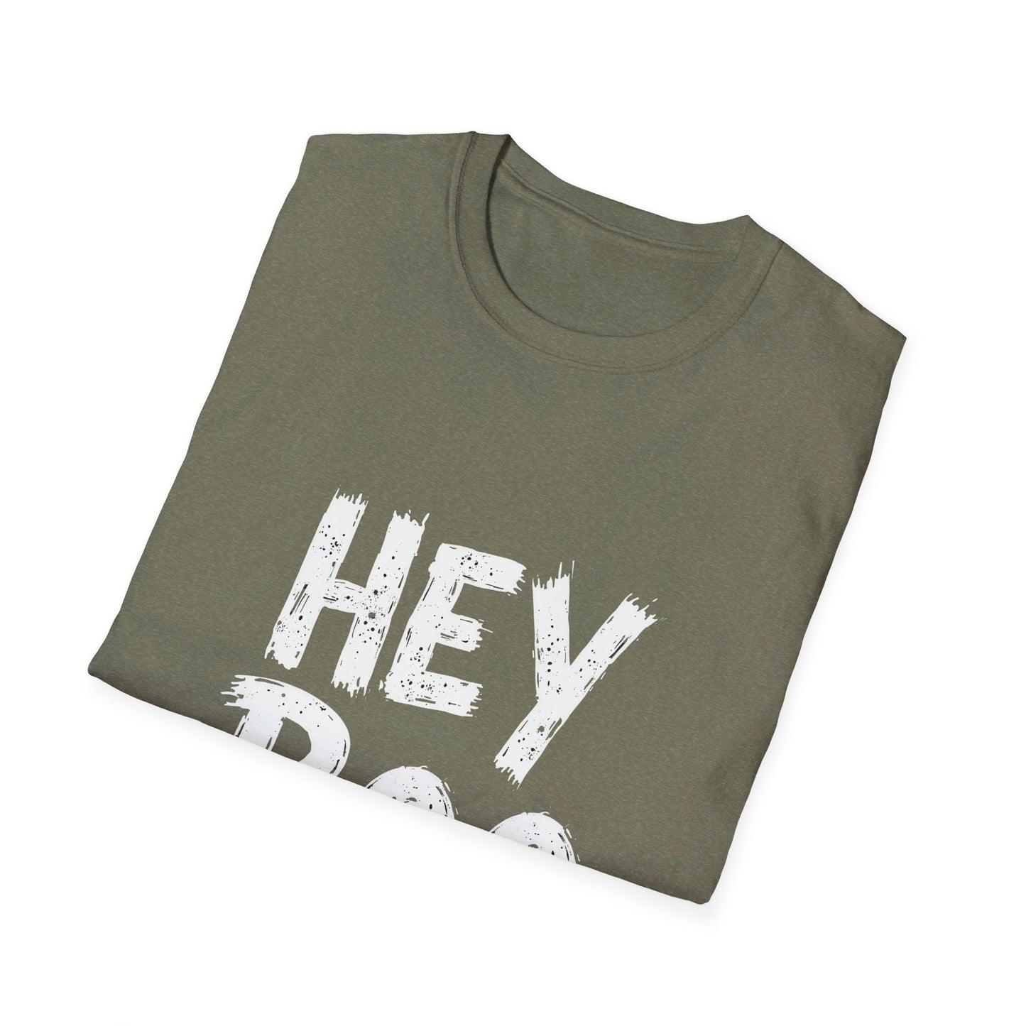Hey Boo Bold Text Spooky Season Vibes T-Shirt