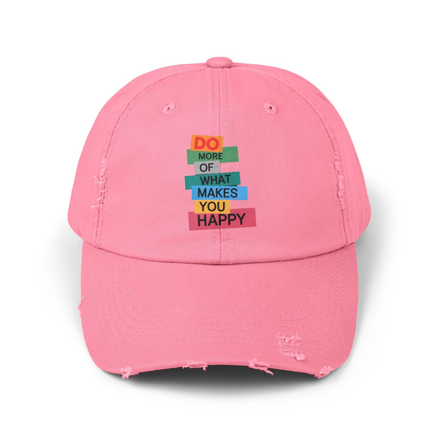 Do More Of What Makes You Happy Motivational Message Cap