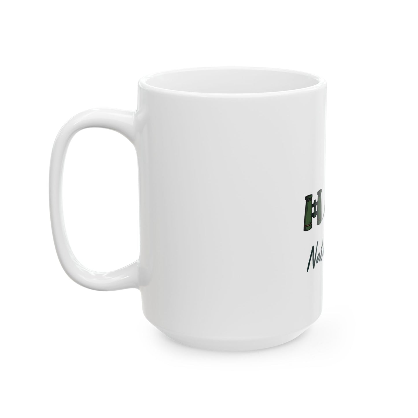 Nature Is Calling Adventure Enthusiasts Design Ceramic Mug