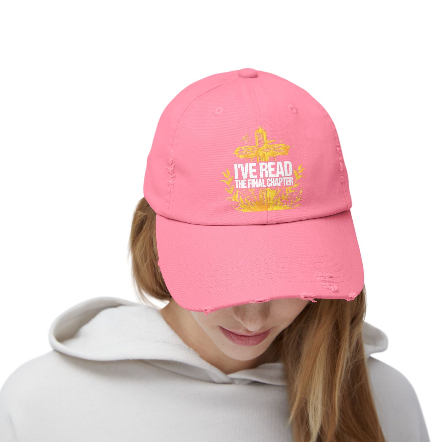 I've Read The Final Chapter God Wins Cross Design Cap
