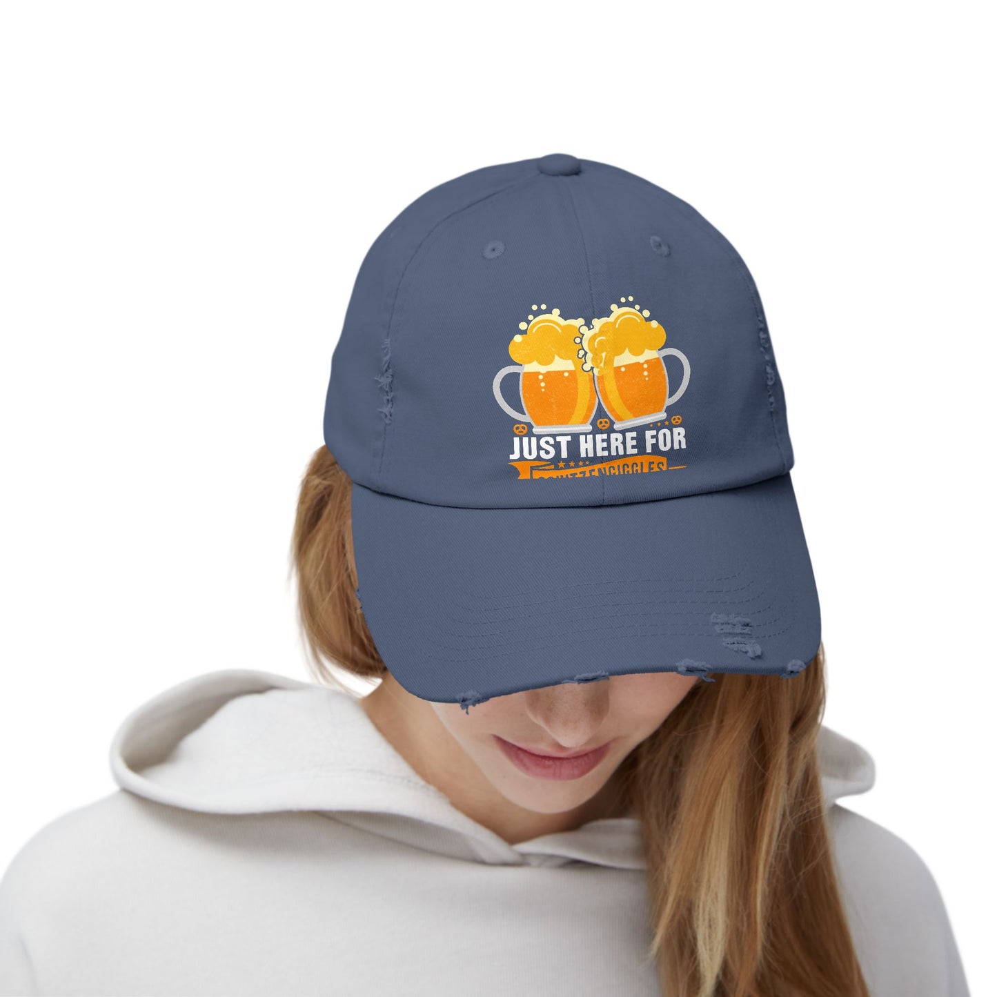 Just Here For Schitzengiggles Beer Lovers Fun Design Cap