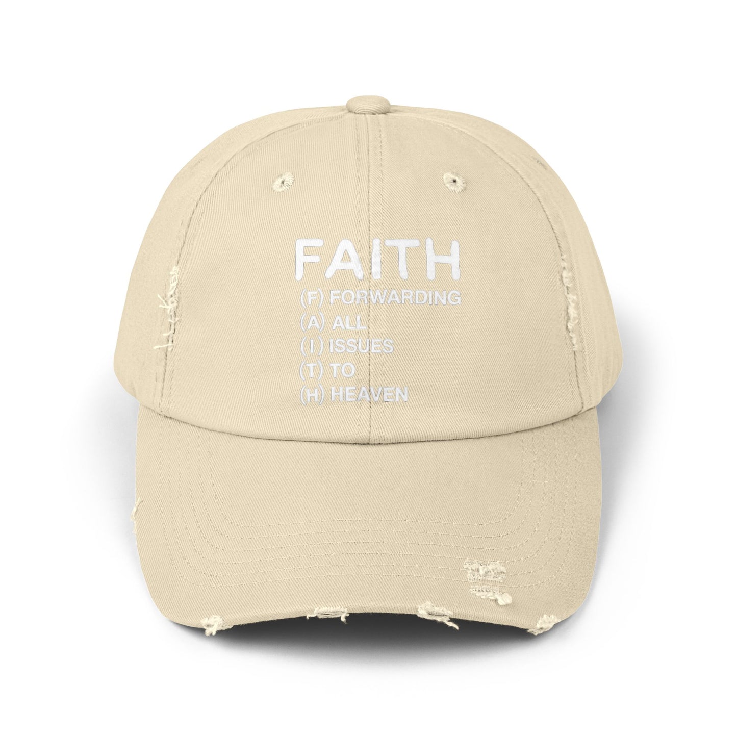 Faith Forwarding All Issues To Heaven Cap